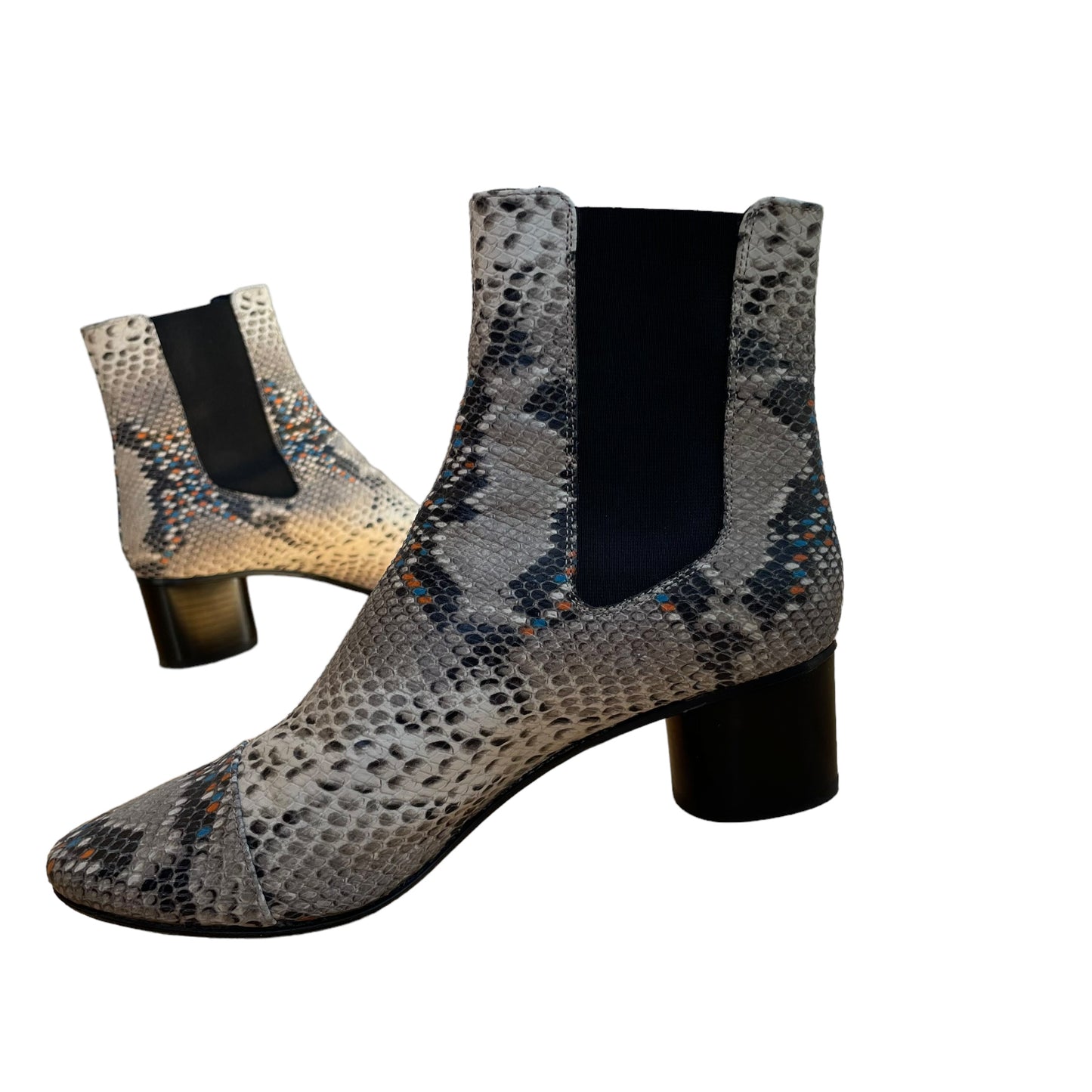 Python Embossed Boots - 8