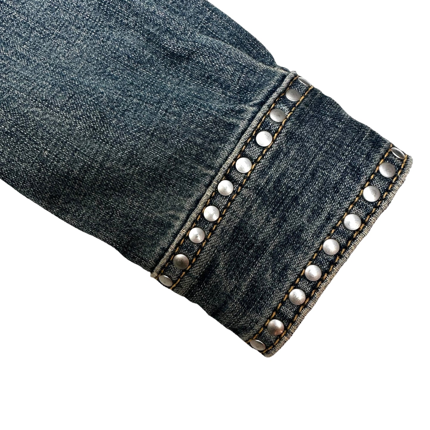 Denim Studded Dress - S