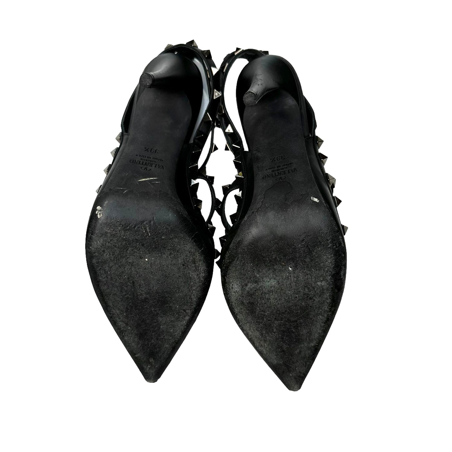 Blackout Rockstud High Heels - 9.5