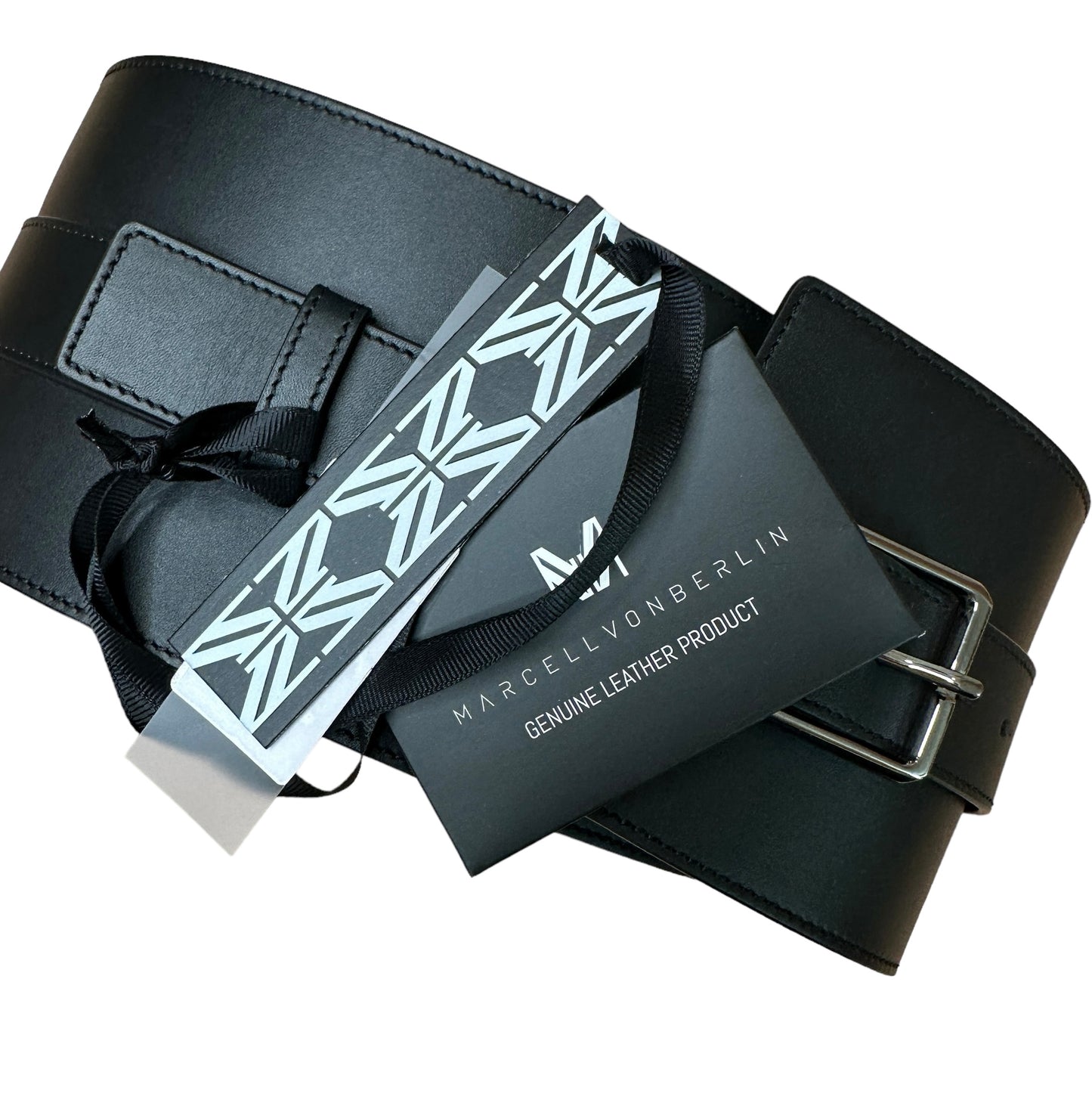 Black High-Waisted Belt