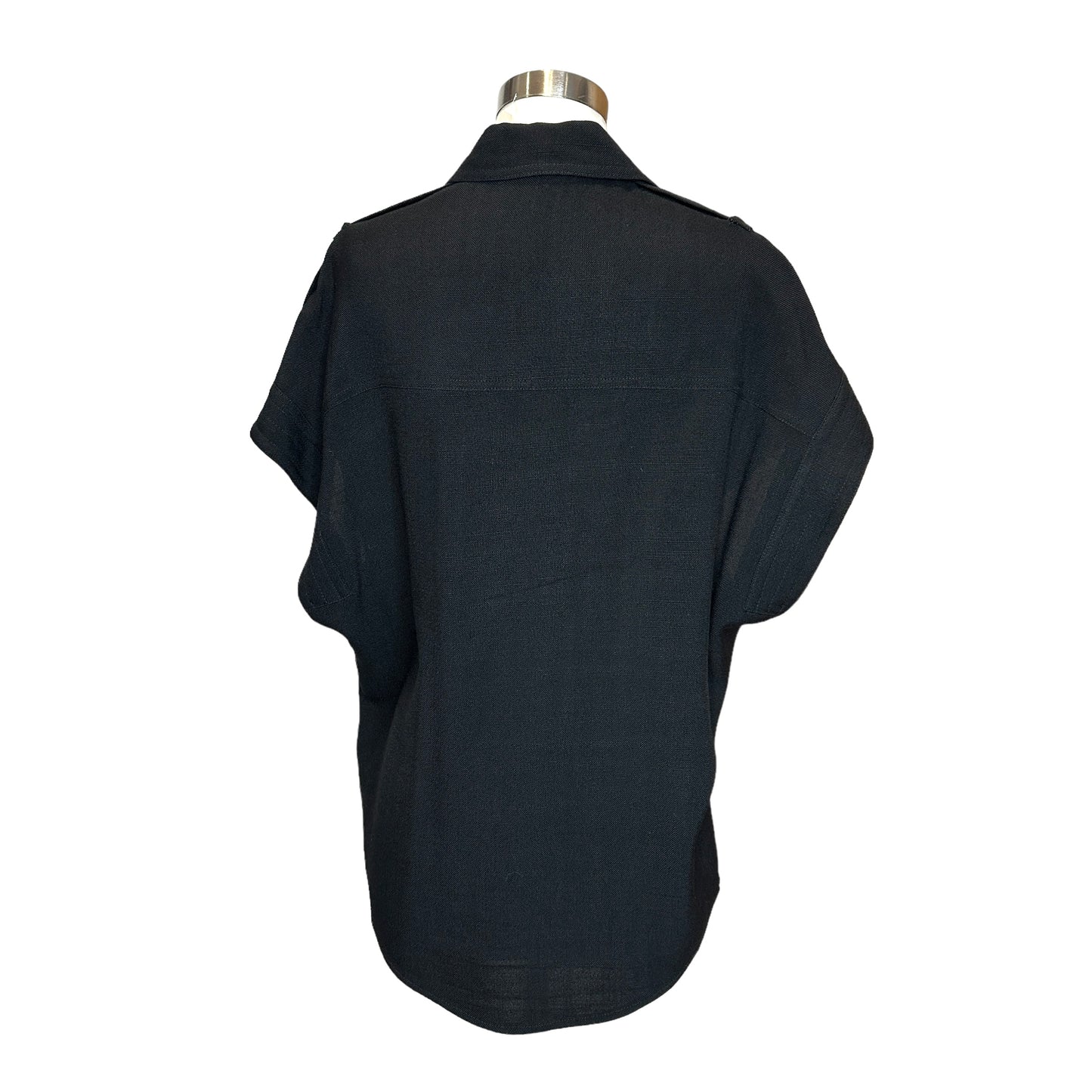 Sleeveless Oversized Shirt - XS