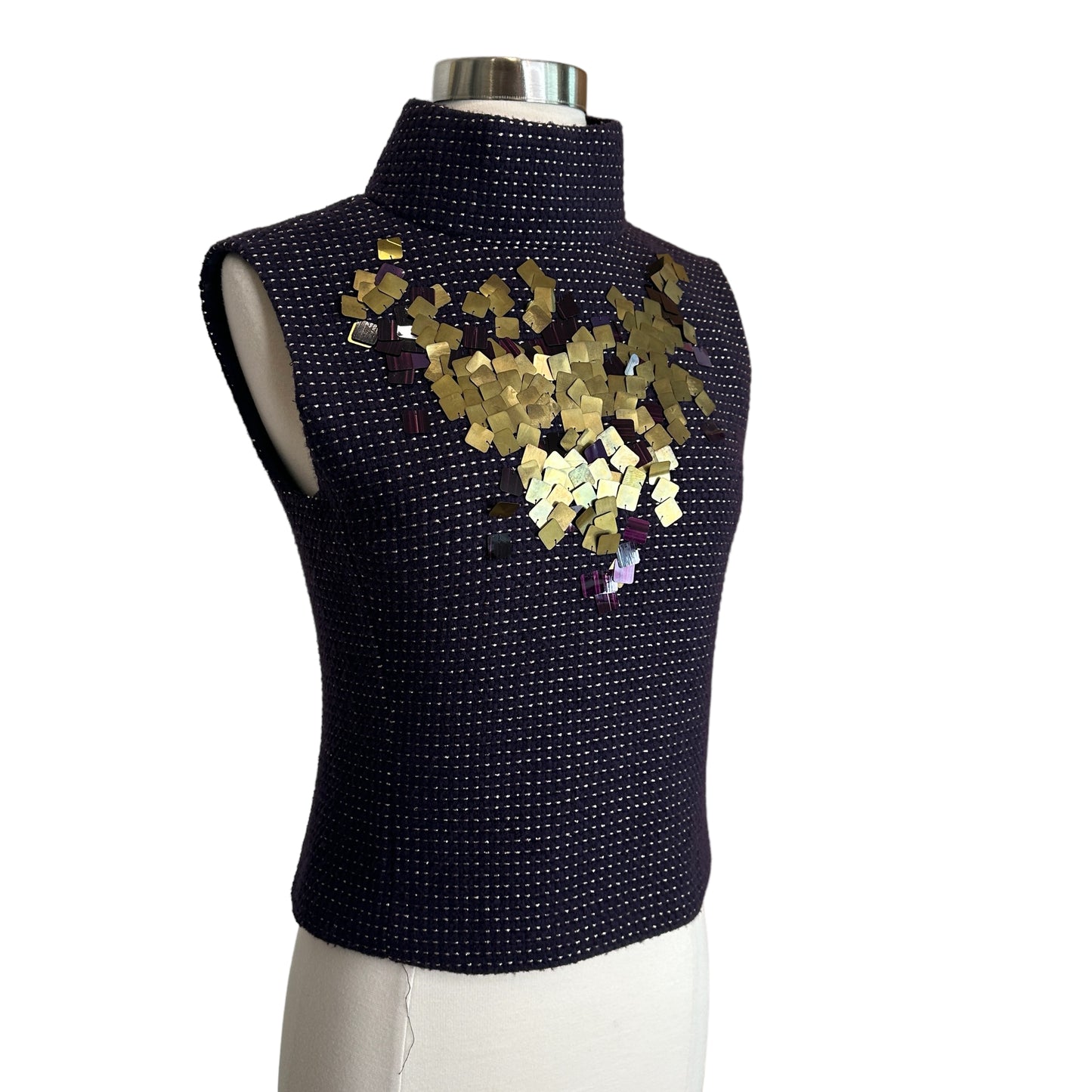 Sequins Purple Top - S