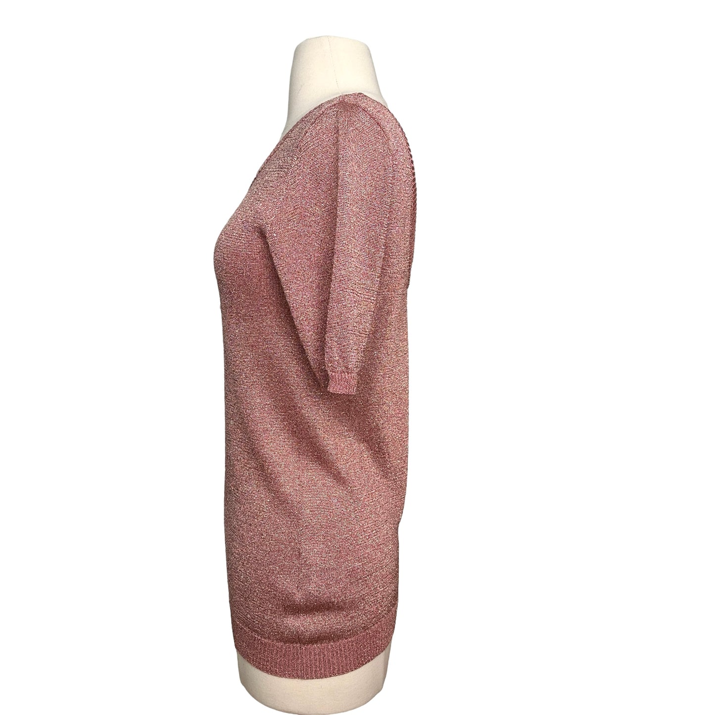 Pink Metallic Top - M