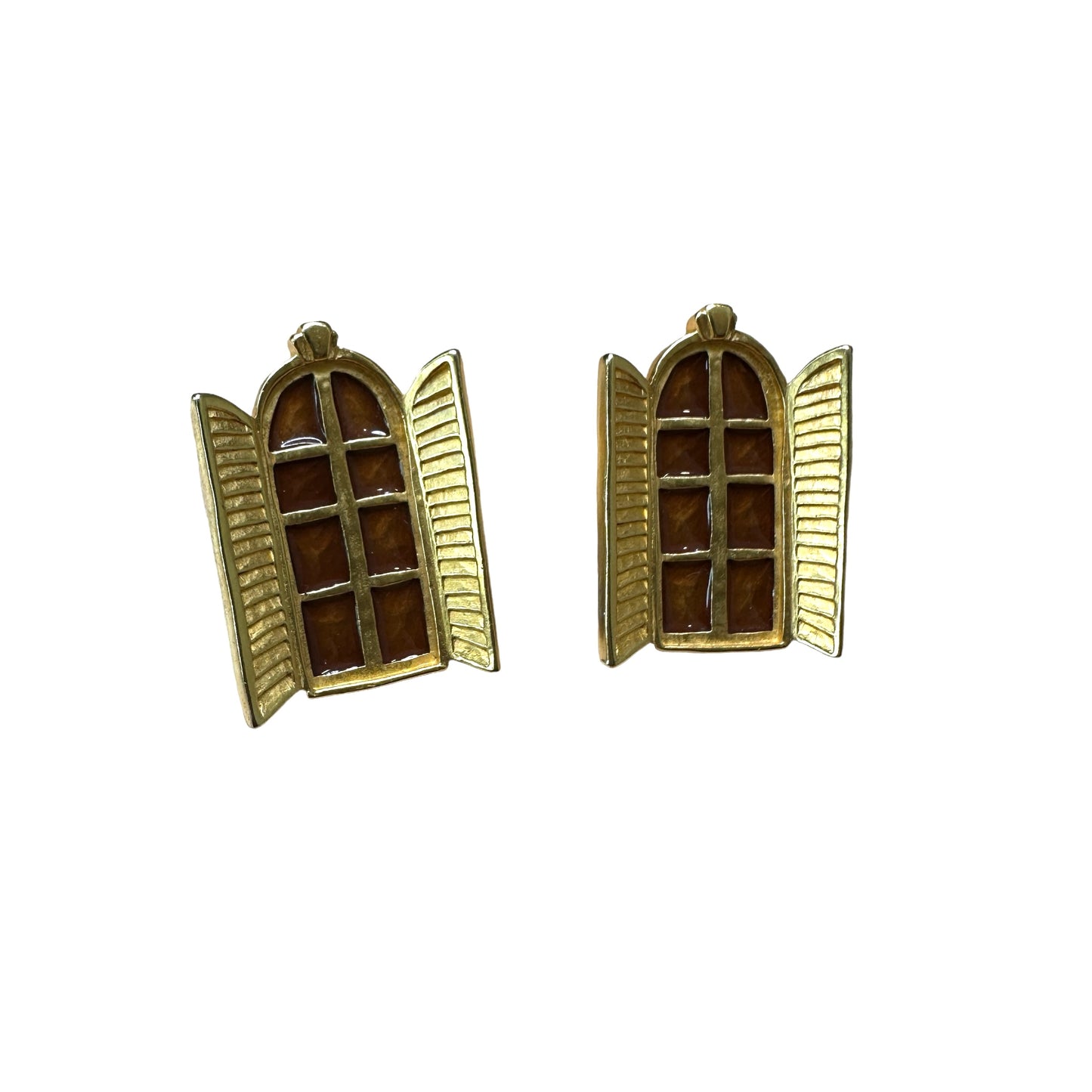 French Window Vintage Earrings