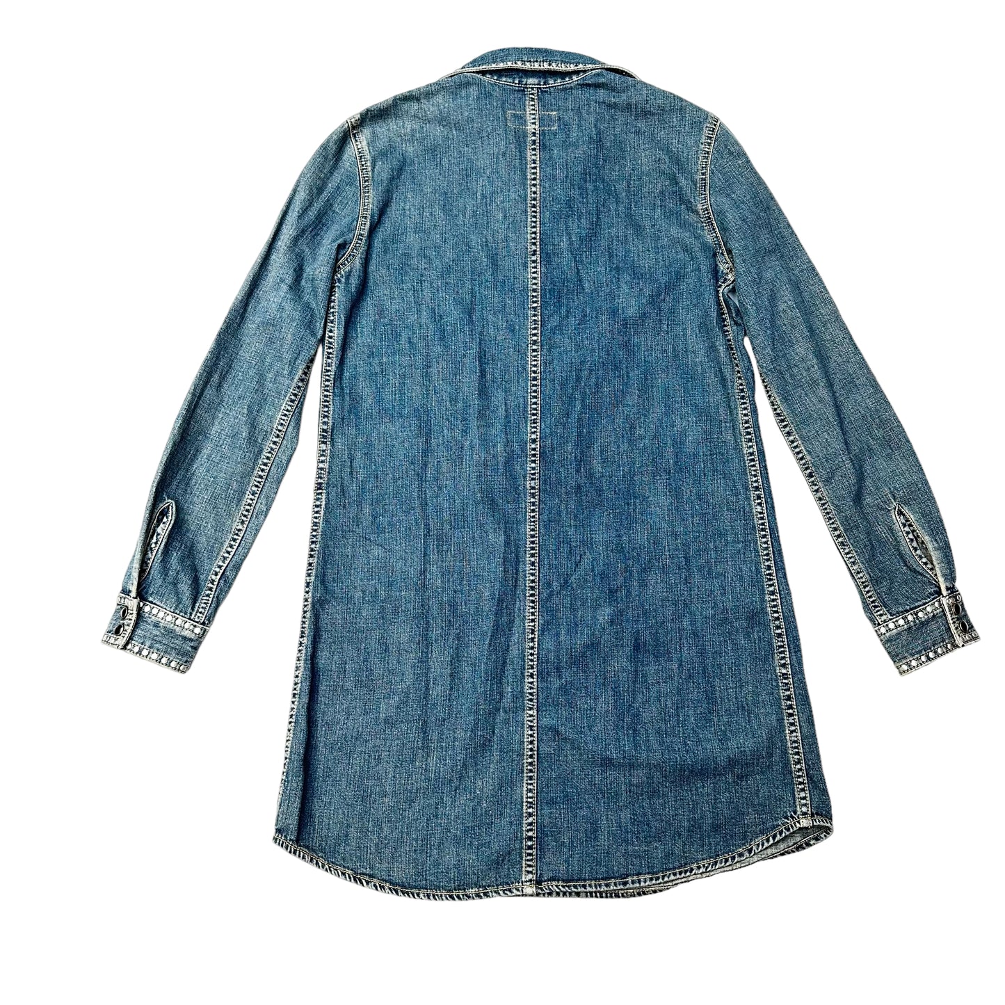 Denim Studded Dress - S