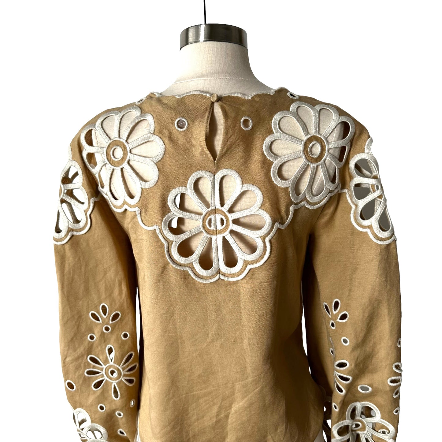 Floral Cutout Blouse - XL