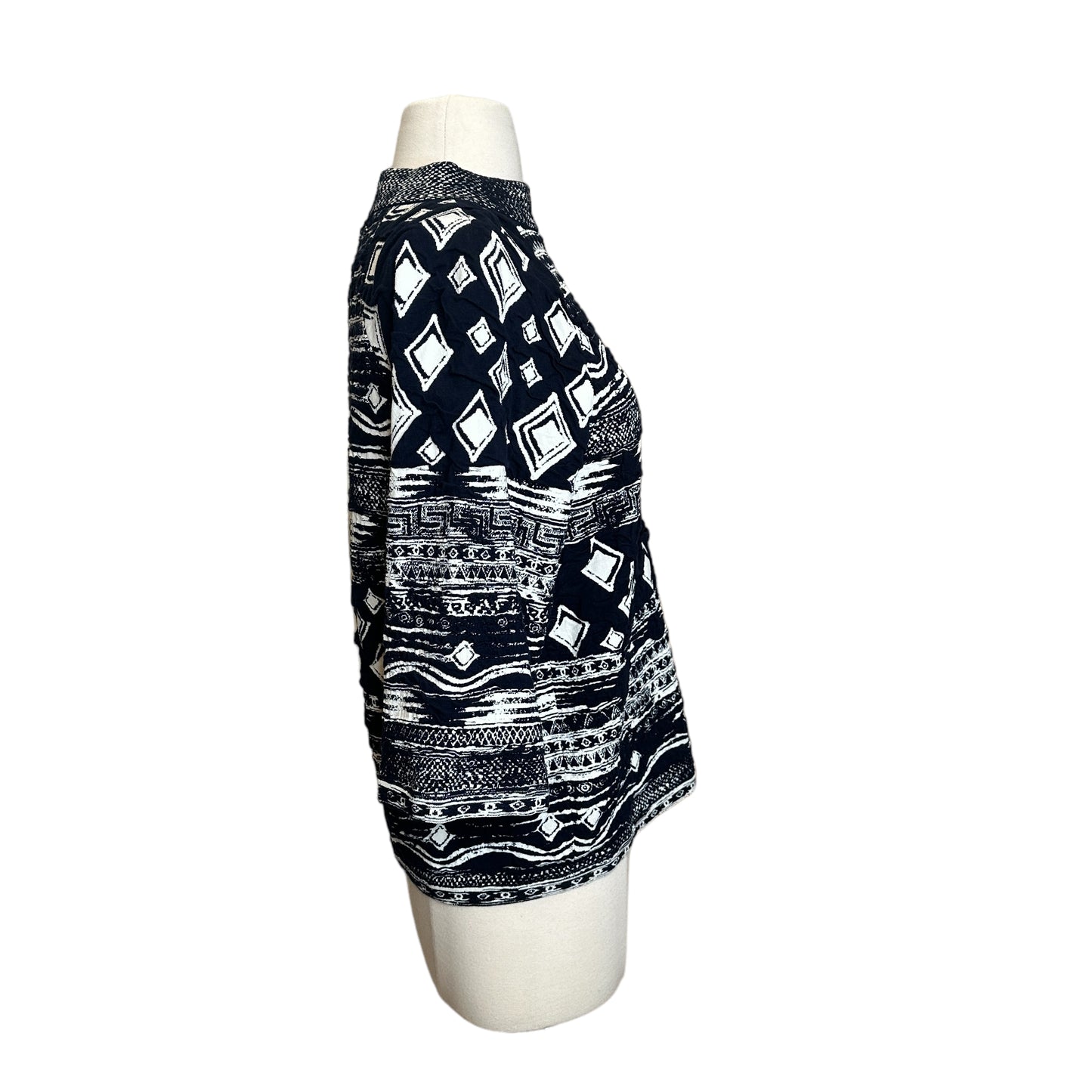 Navy & White Logo Top - S