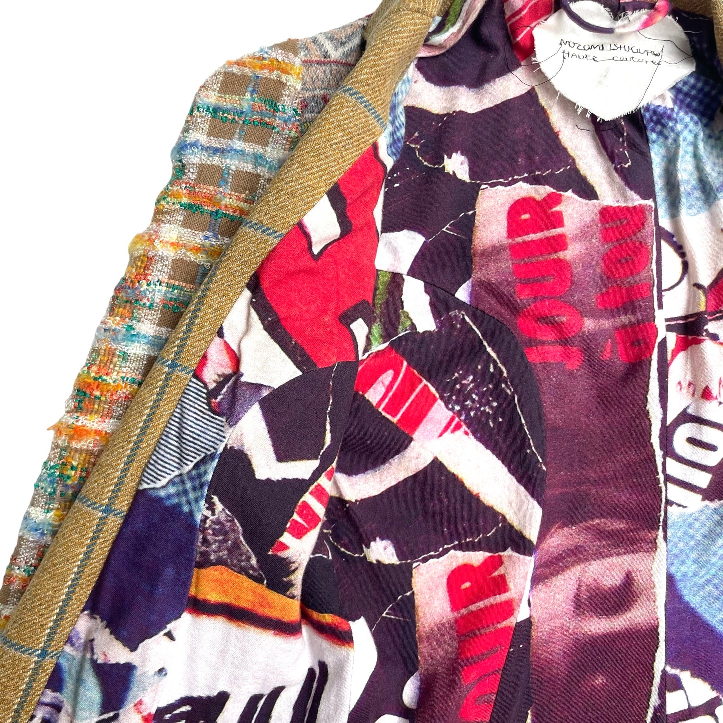 Multicolor Patchwork Jacket M