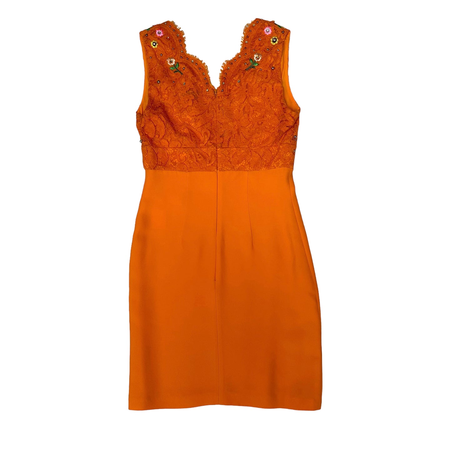 Orange Laced Dress - S