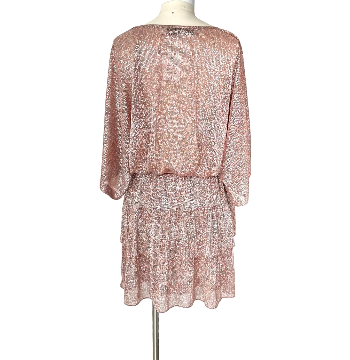 Metallic Pink Dress - M