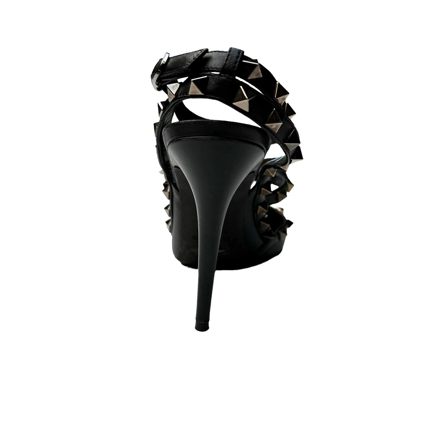 Blackout Rockstud High Heels - 9.5