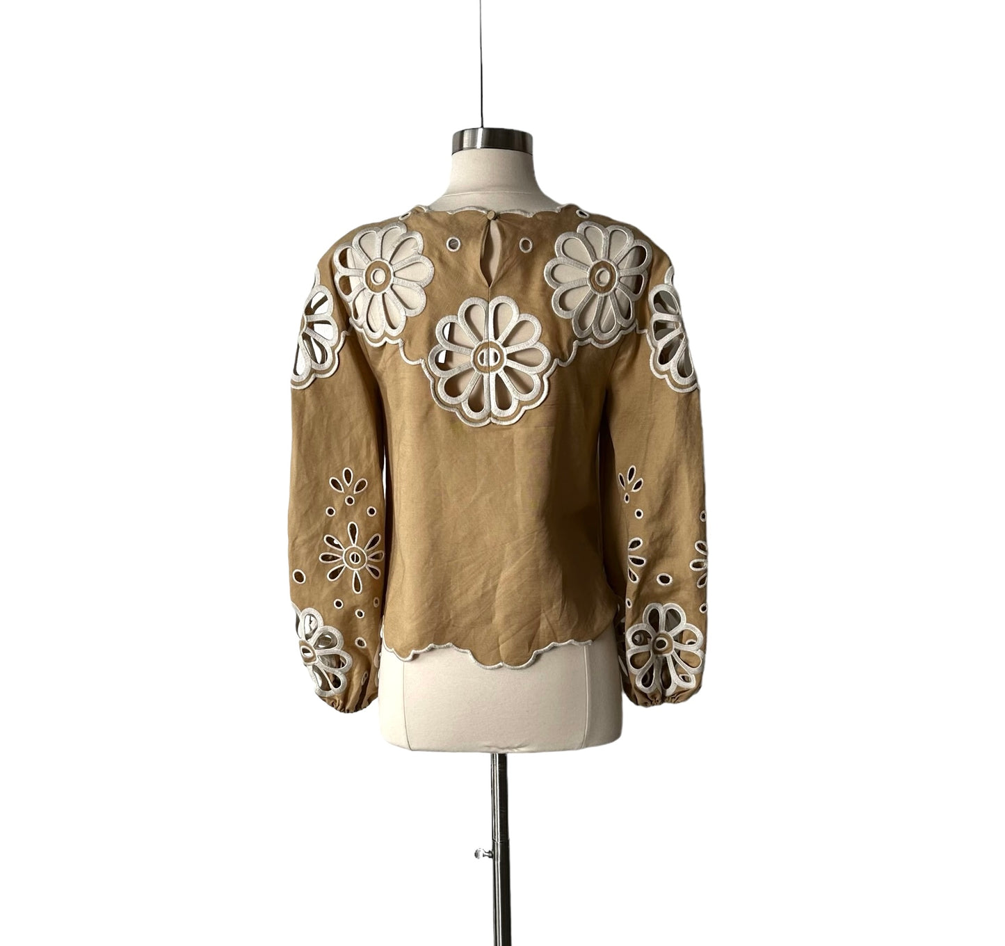 Floral Cutout Blouse - XL