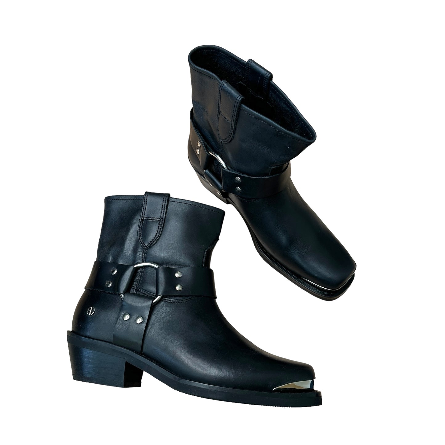 Black Moto Boots - 7