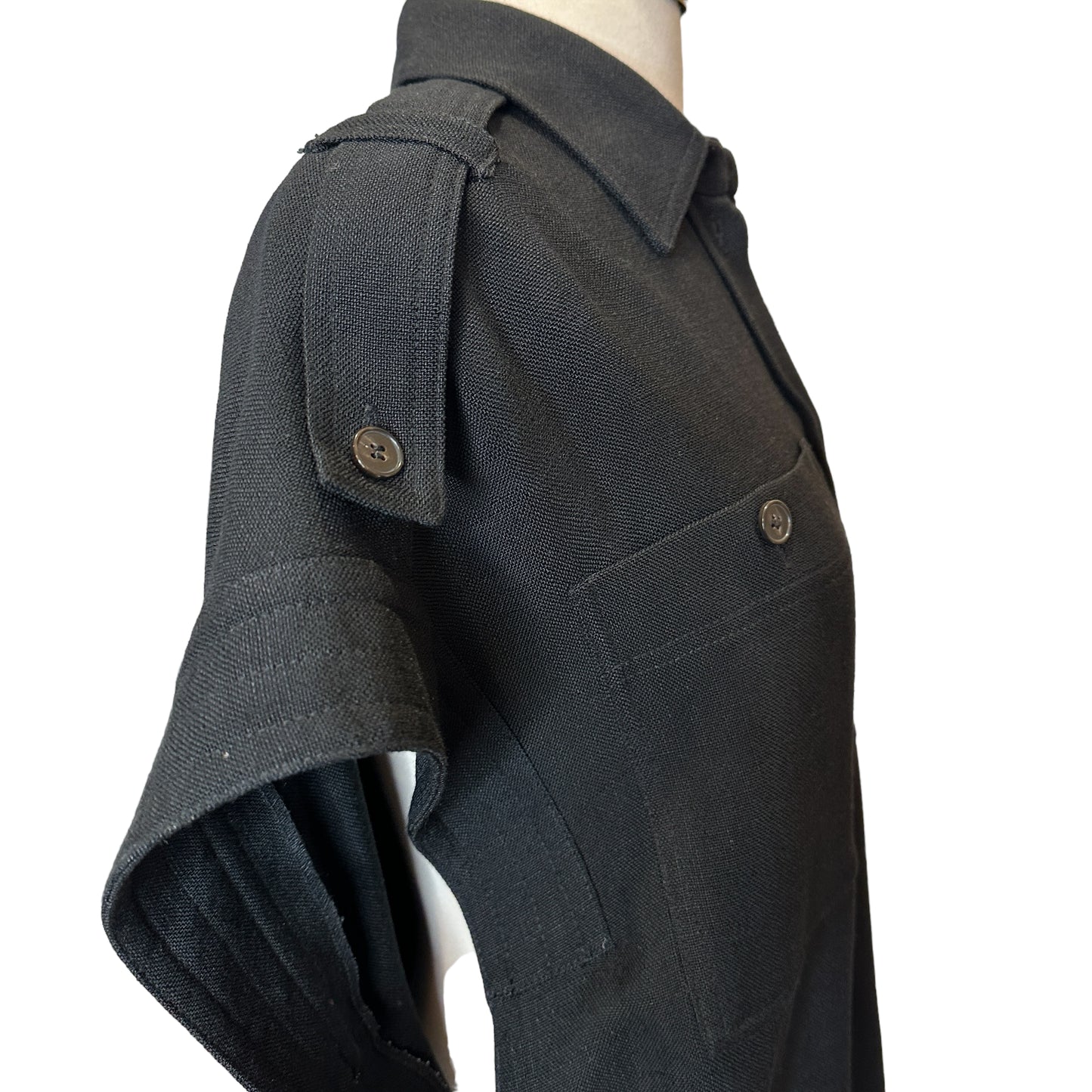 Sleeveless Oversized Shirt - XS