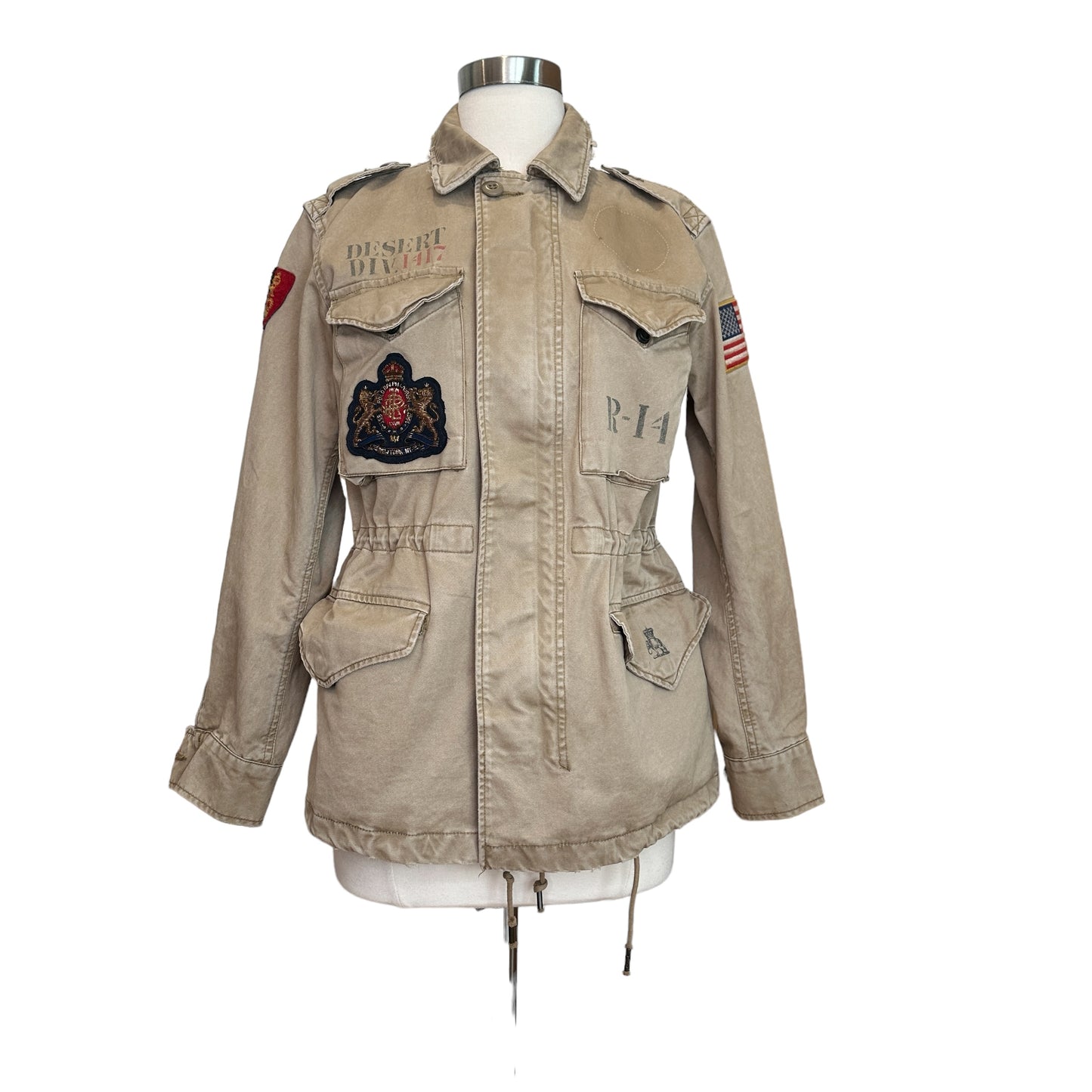 Beige Utility Jacket - XS