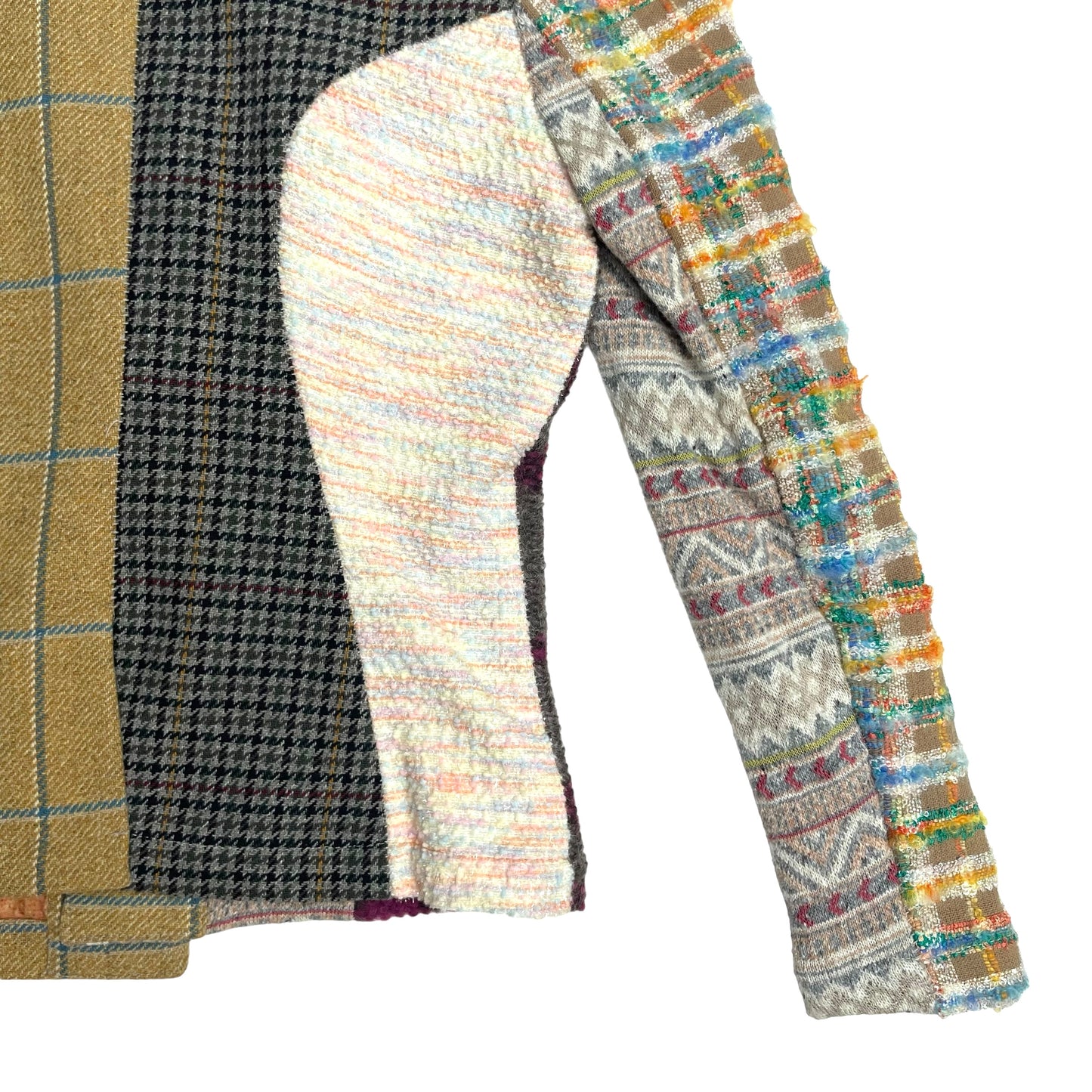 Multicolor Patchwork Jacket M