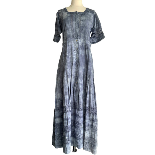 Faded Blue Maxi Dress - S