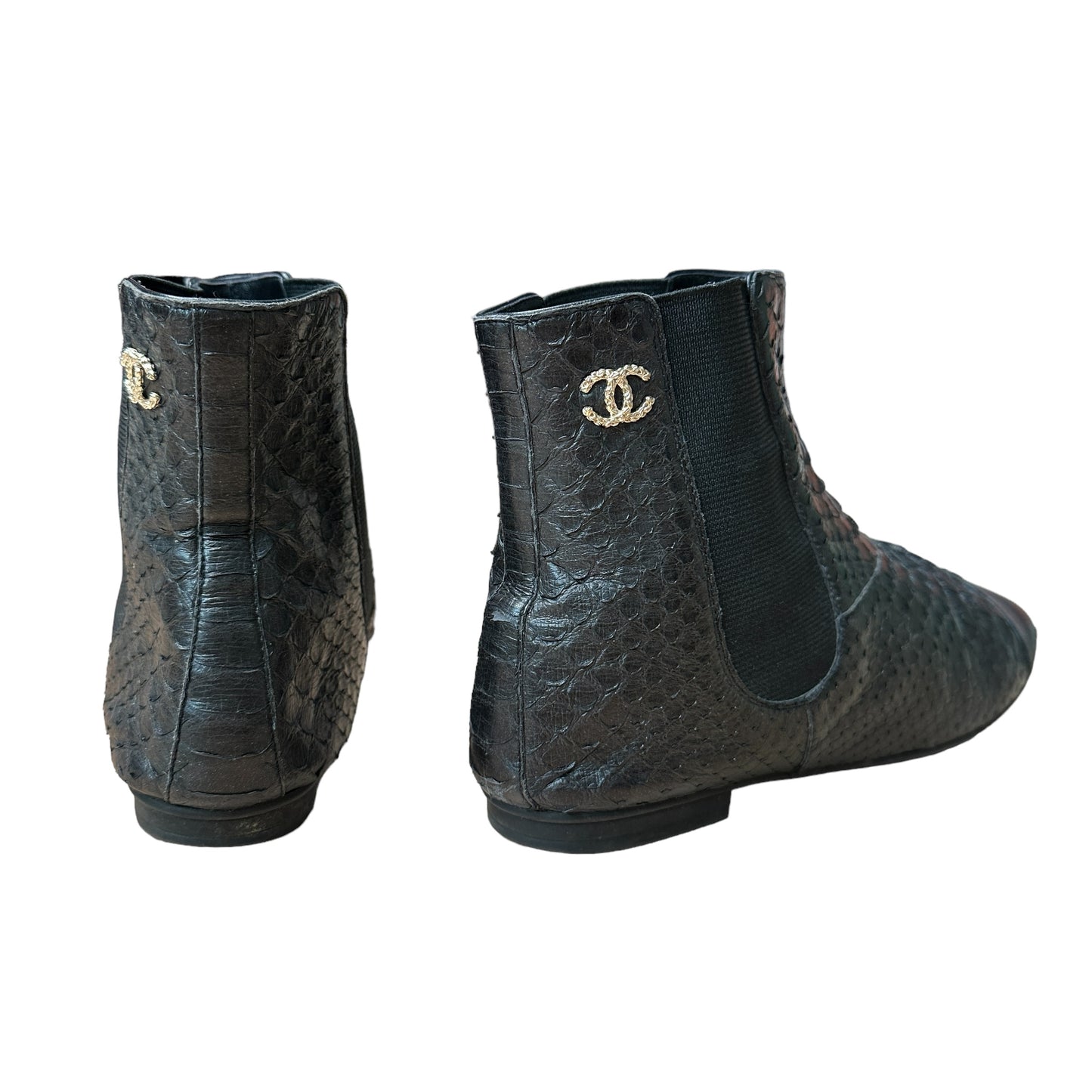 Python Logo Low Boots - 8