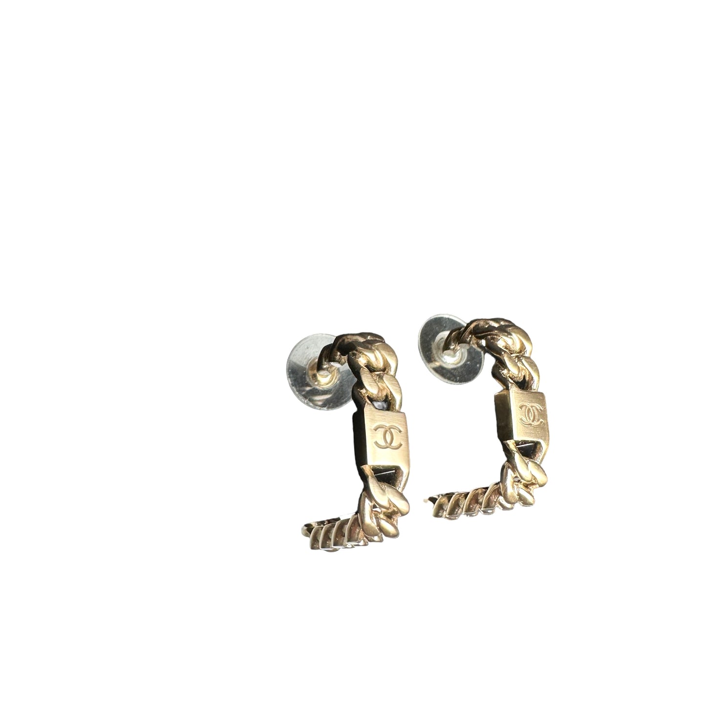 Champagne Color Chain Earrings