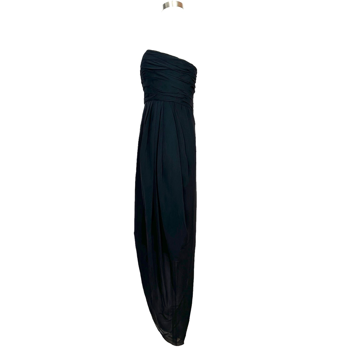 Vintage Bustier Black Dress - S/M