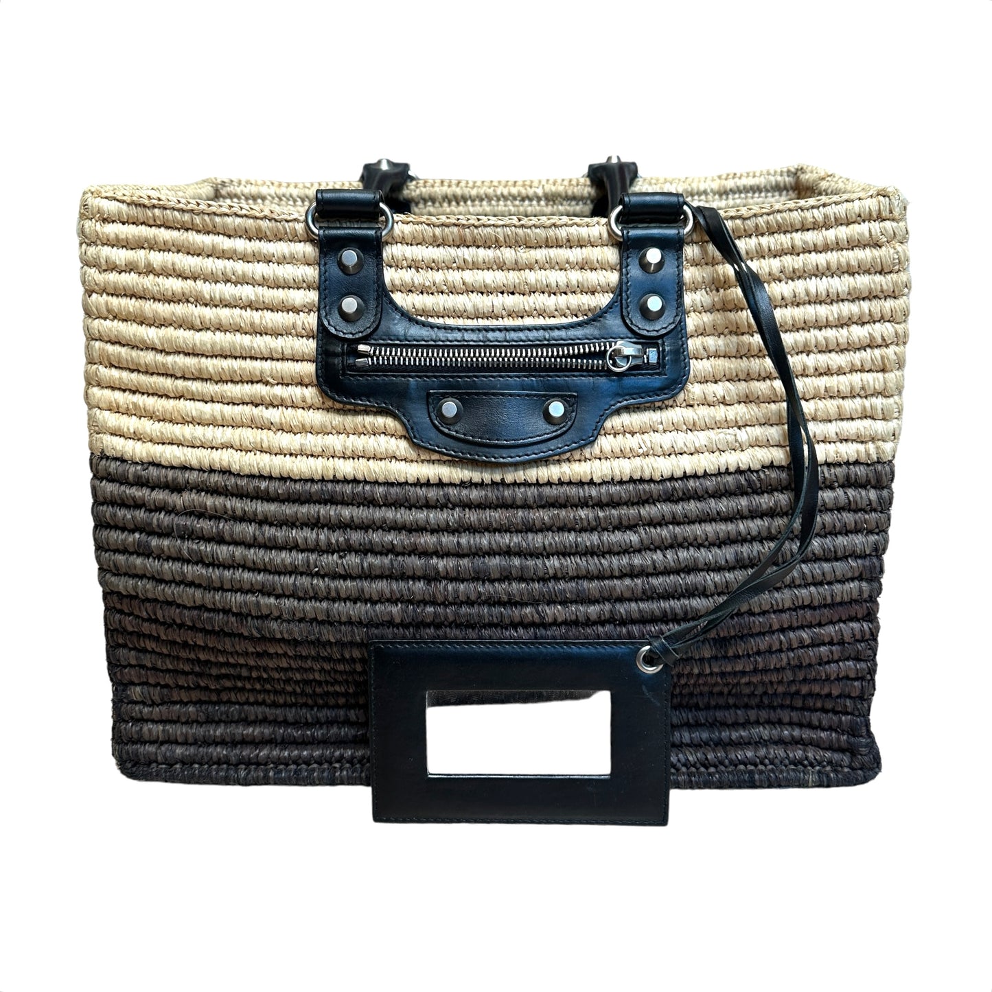 Square Raffia City Basket