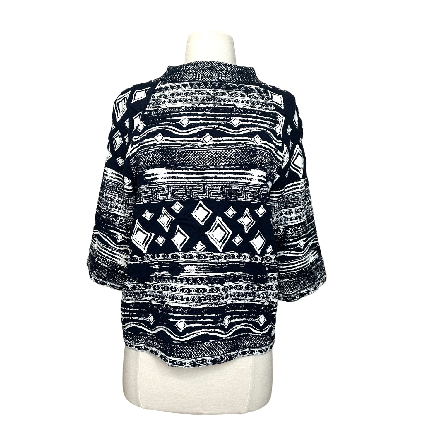 Navy & White Logo Top - S