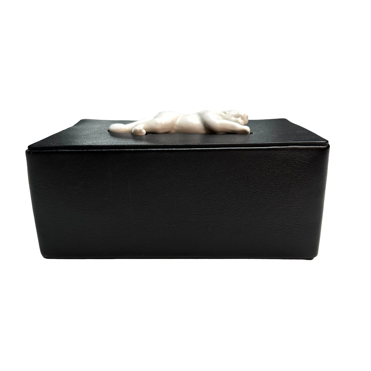 Jaguar Vegan Black Leather Bag