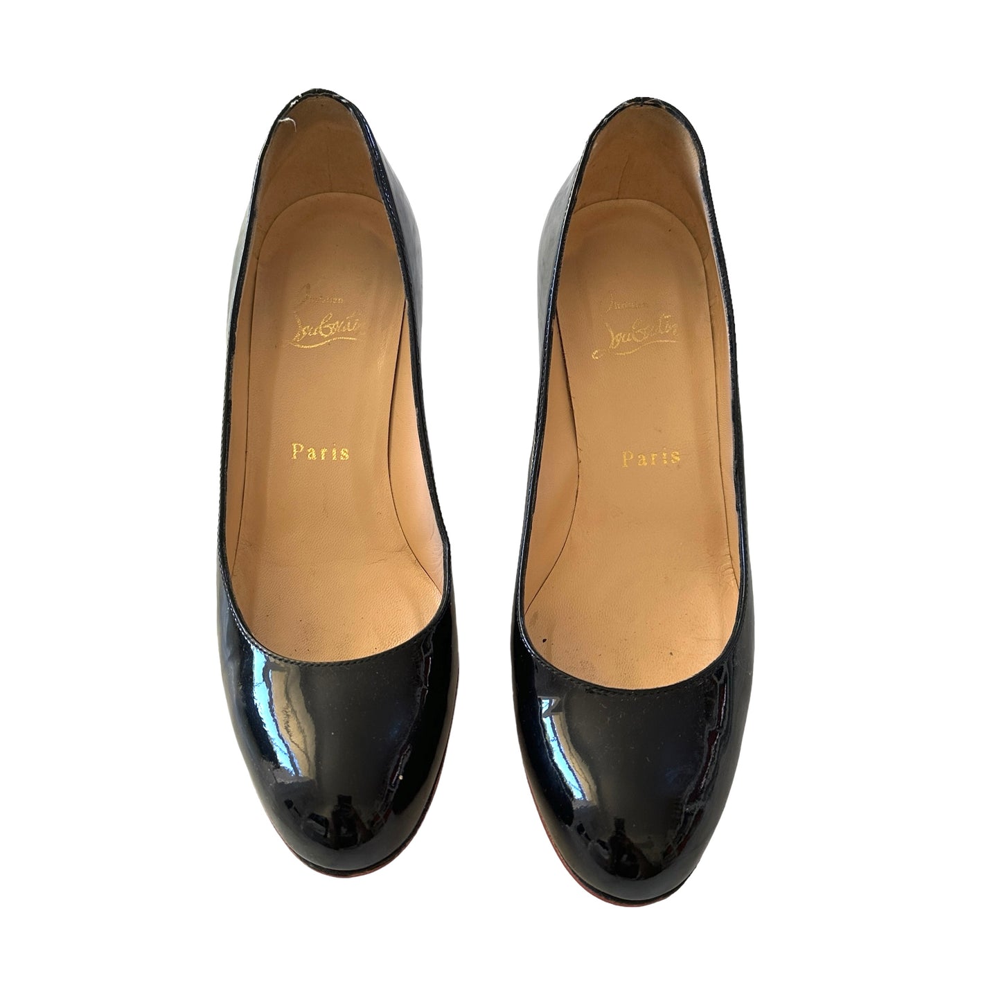 Black Patent Heels - 8