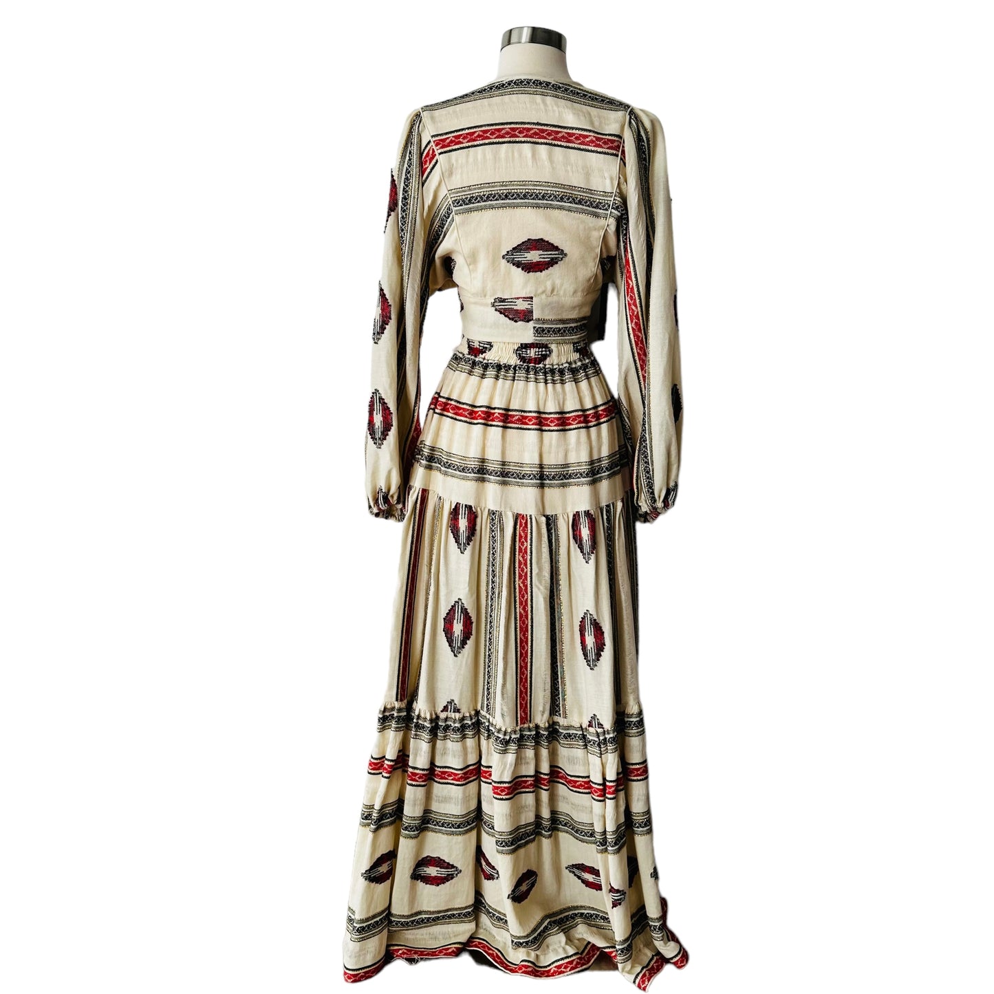 Boho Cream Skirt Set - M