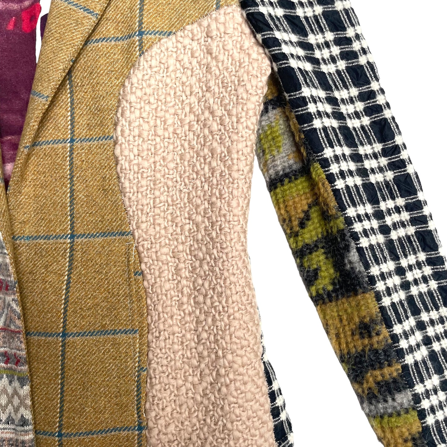 Multicolor Patchwork Jacket M