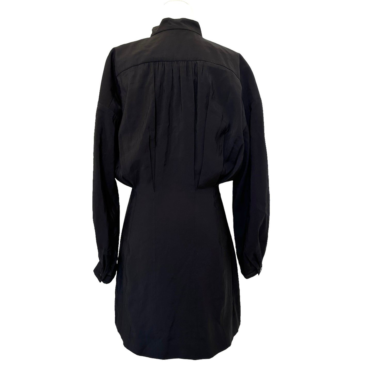 Button Down Black Dress - S