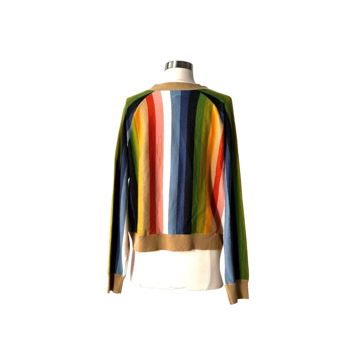 Rainbow Striped Cardigan - S