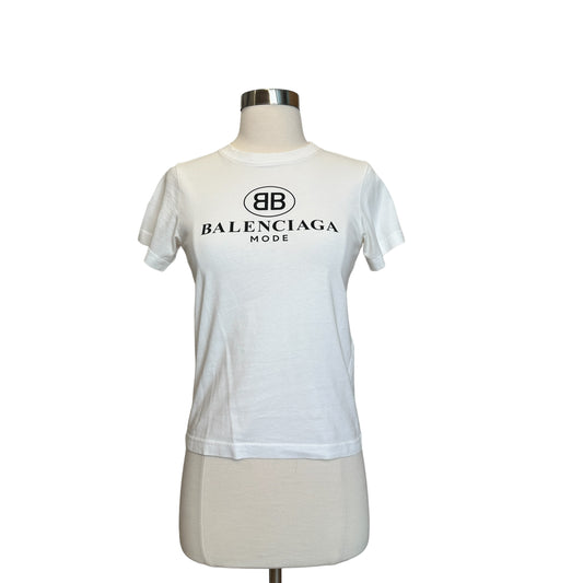 Logo White T-shirt - XS