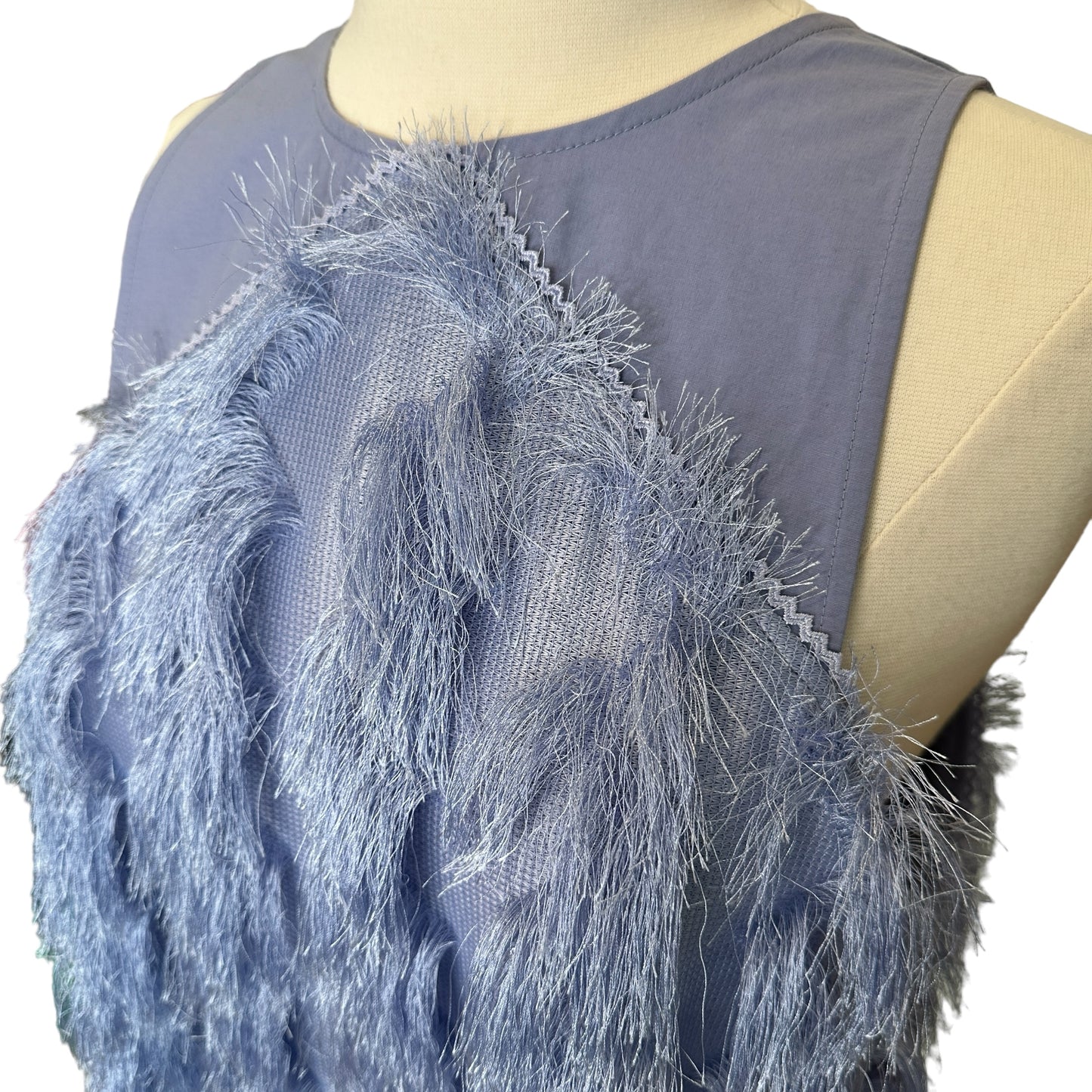 Purple Fringed Top - M