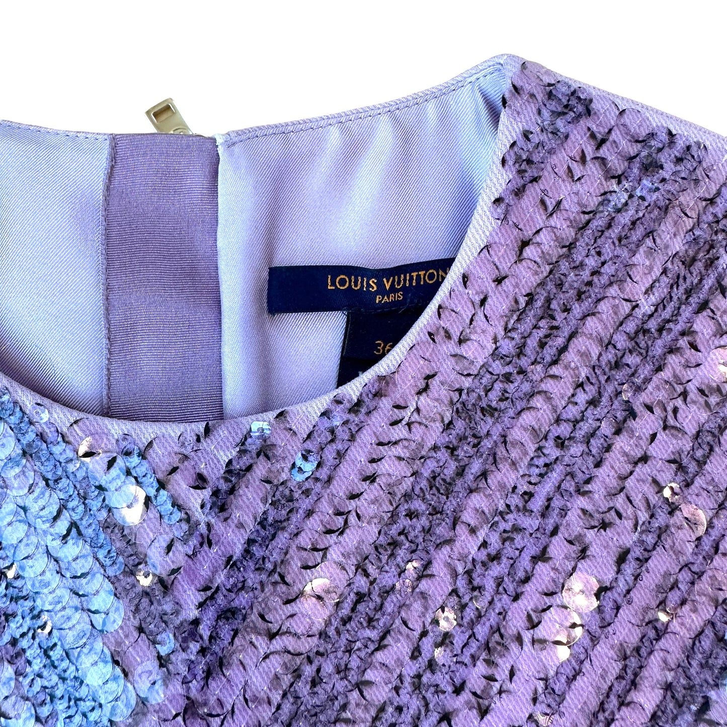 Sequins Purple Dress - S