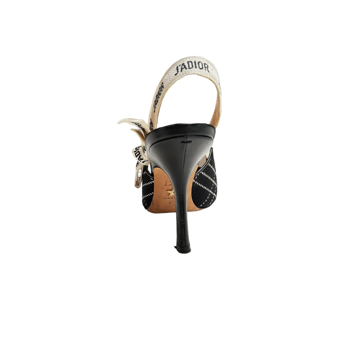 Black & White J'Adior Heels - 10