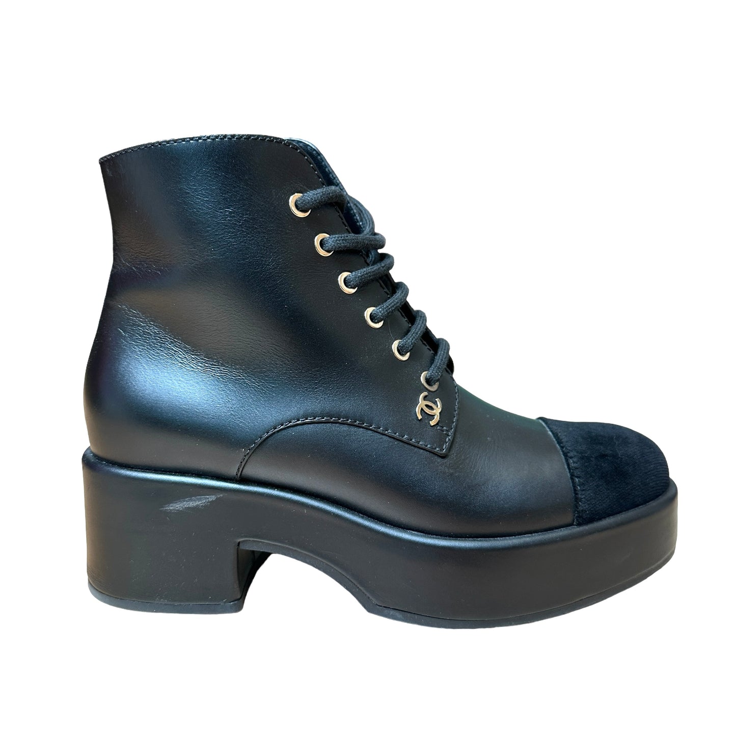 Chunky Platform Logo Boots - 8
