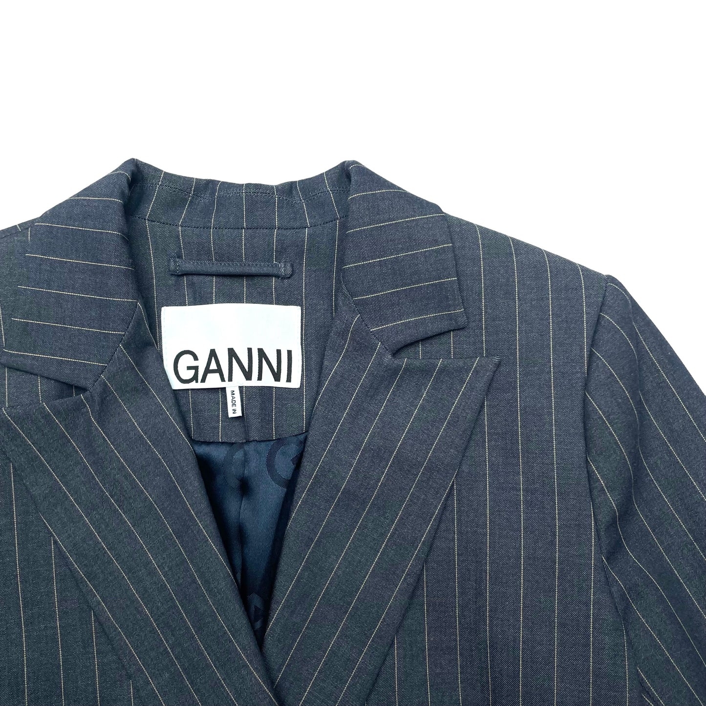 Oversized Navy Blazer - XS