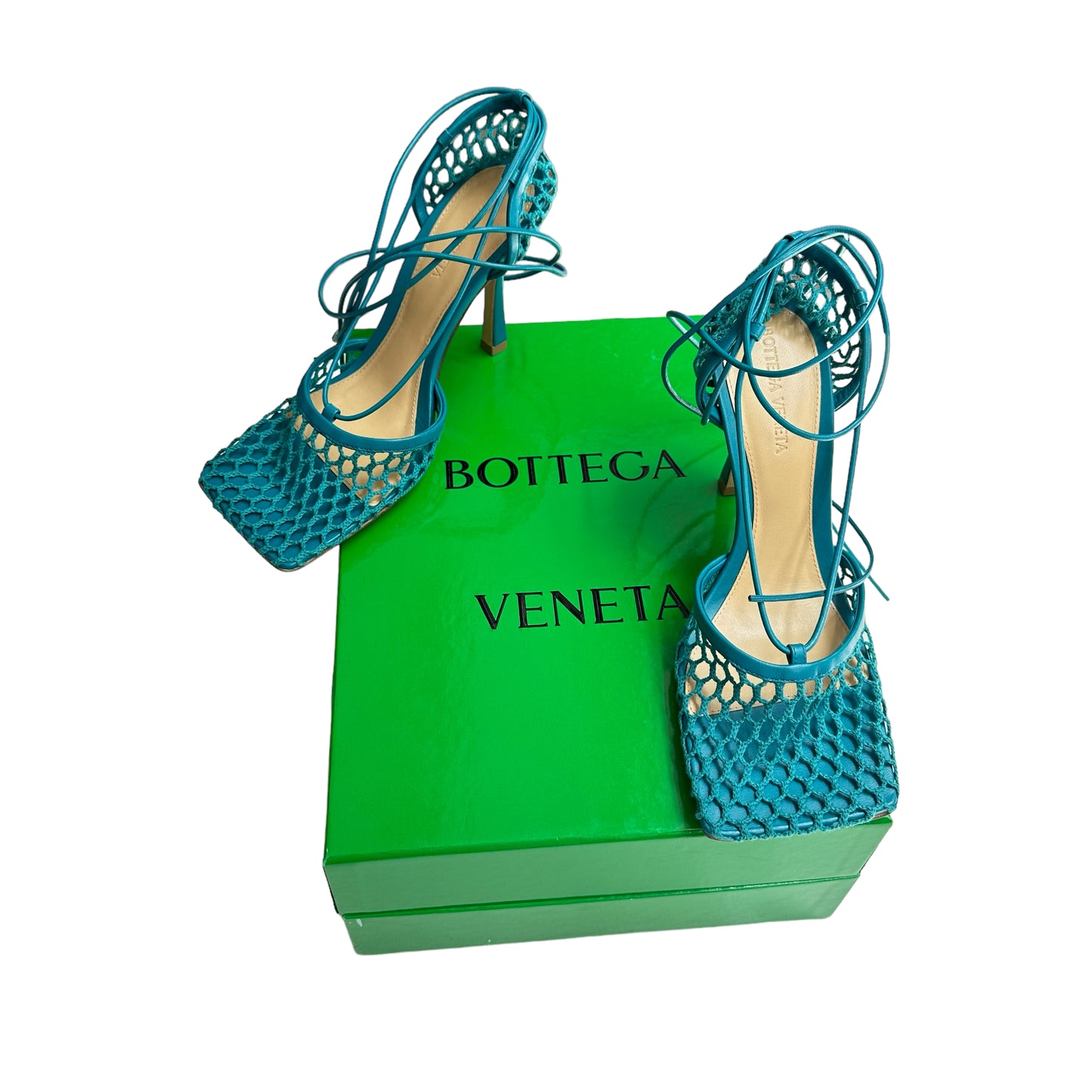 Mesh & Leather Heels - 8.5