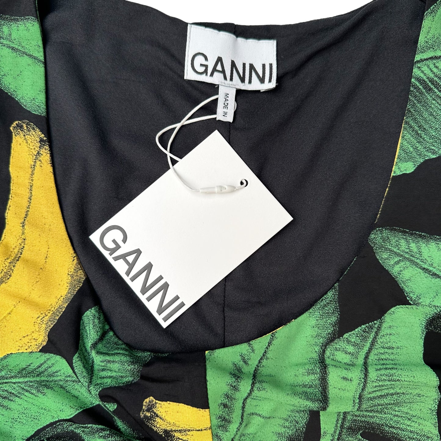 Banana Leaves Mini Dress - XS