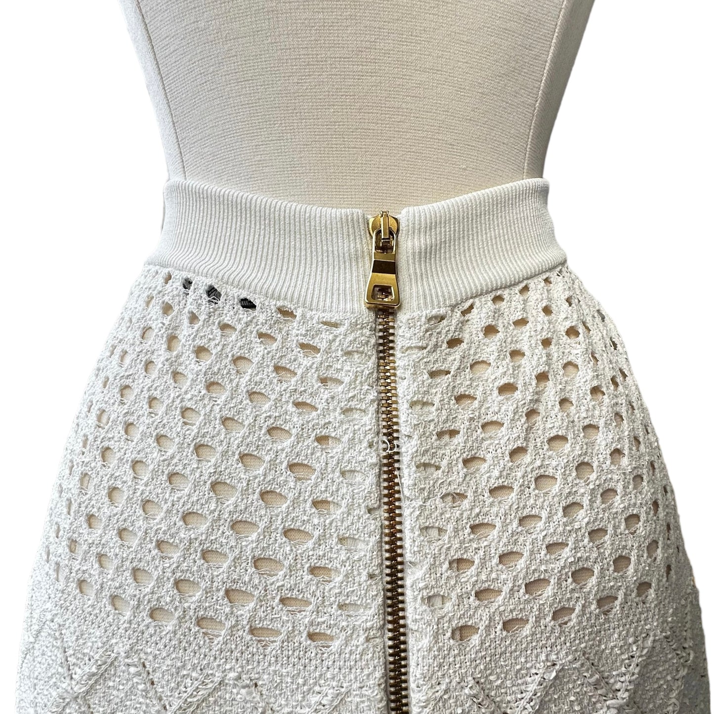 Cream Skirt and Top - S