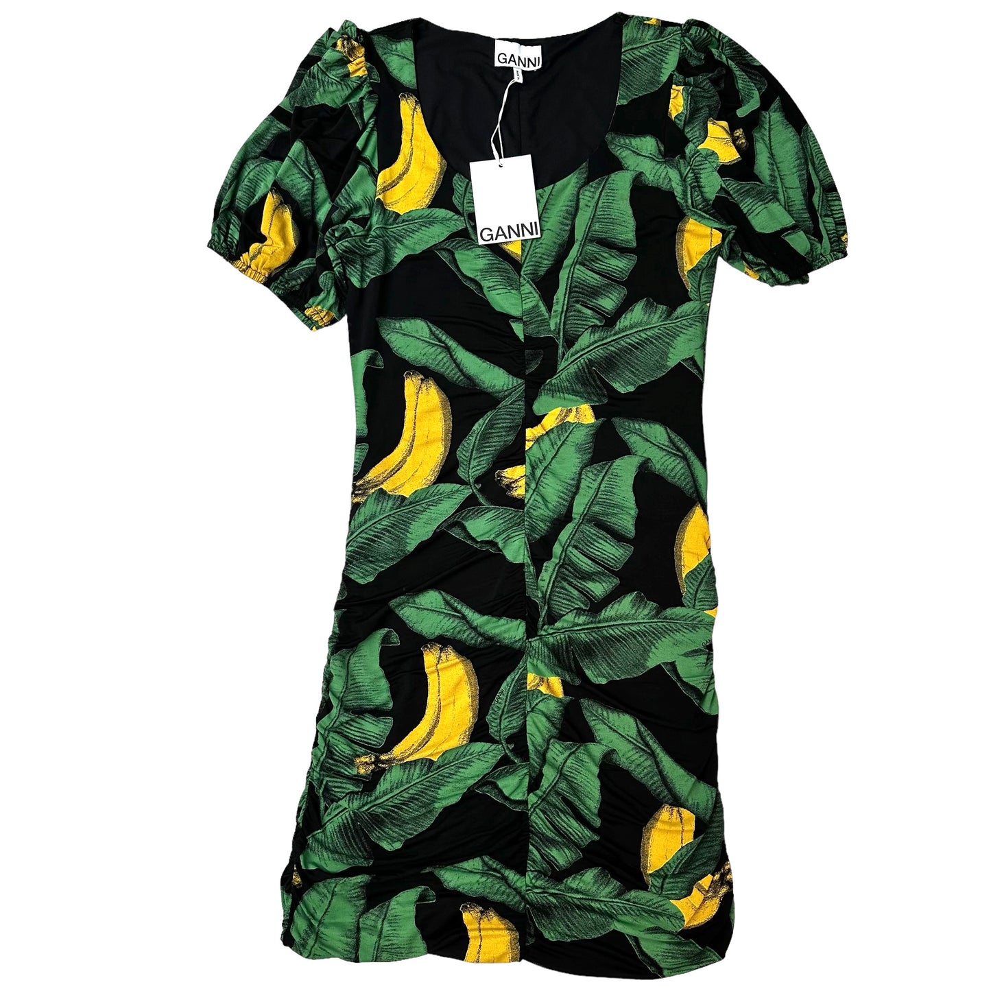 Banana Leaves Mini Dress - XS