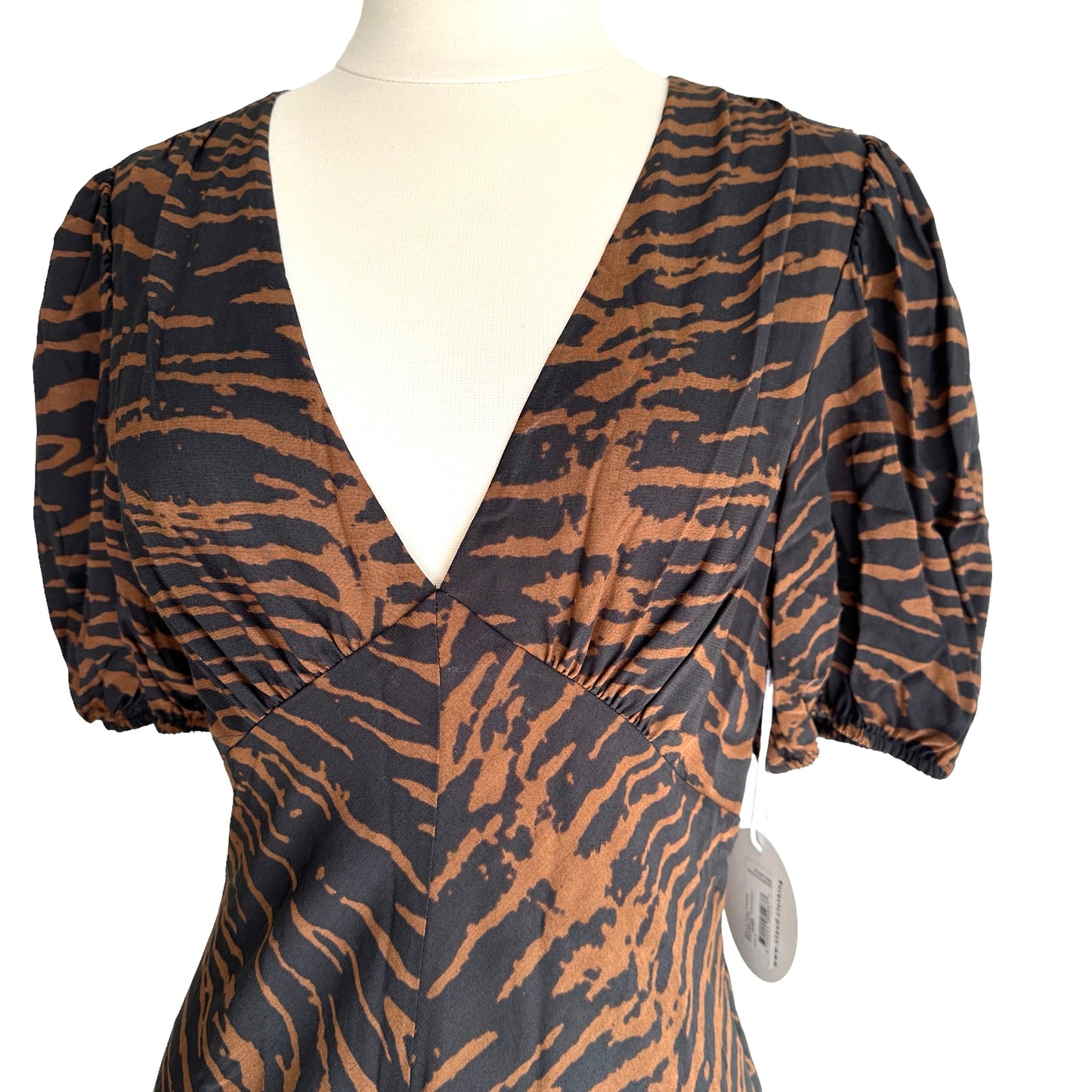 Black & Brown Mini Dress - 6