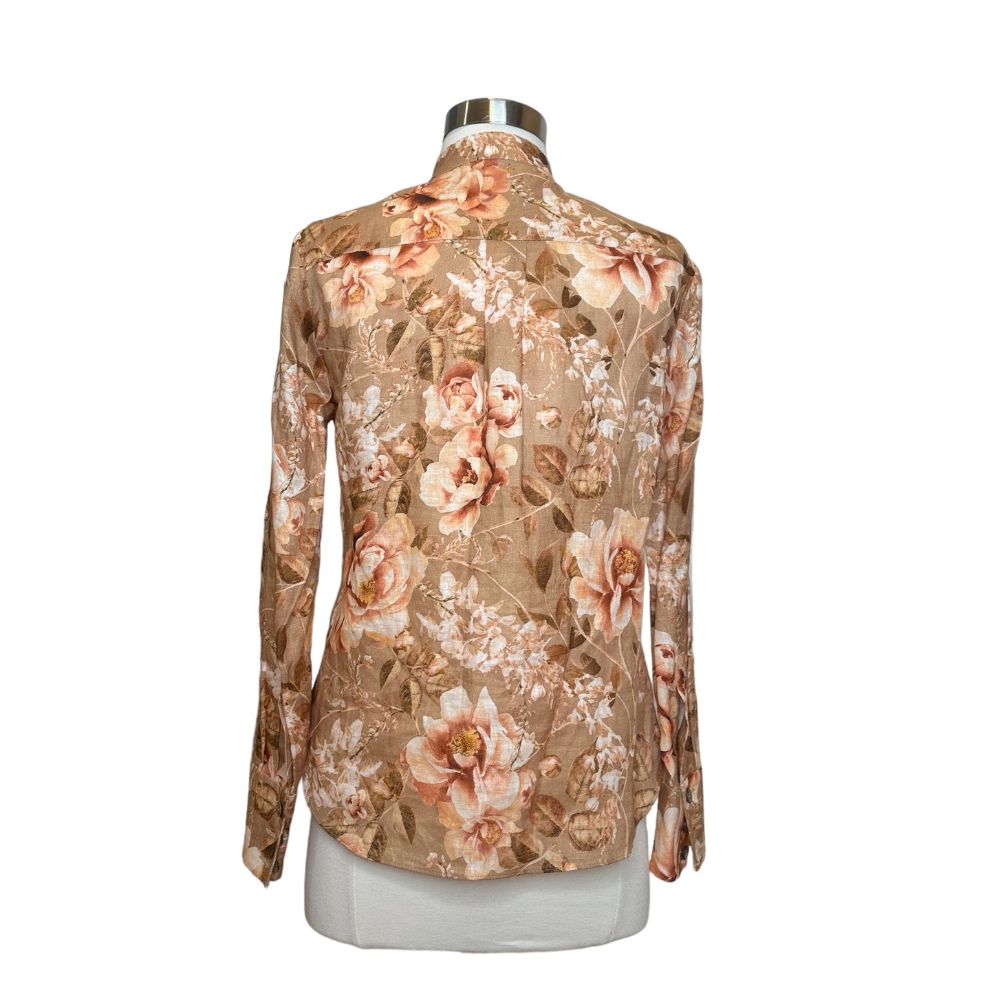 Floral Linen Shirt - S
