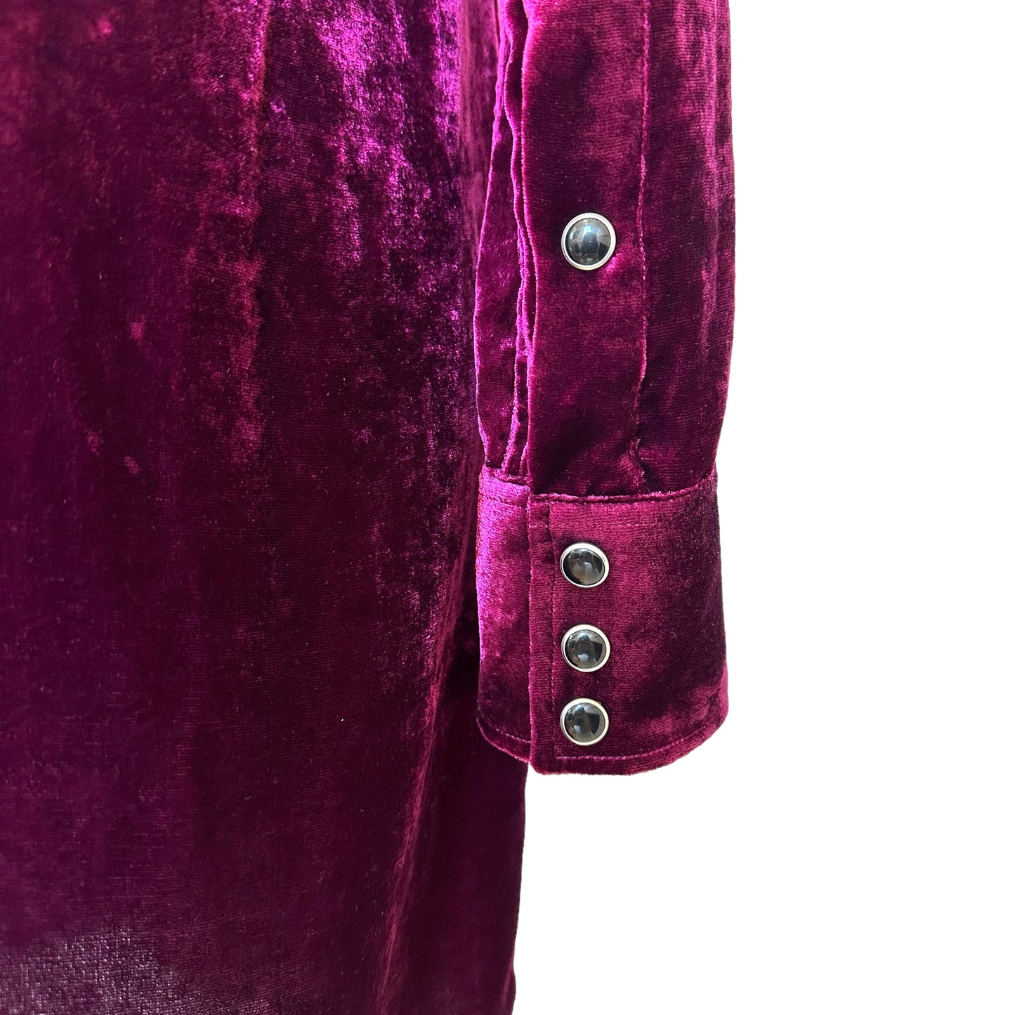 Purple Velvet Dress - XS