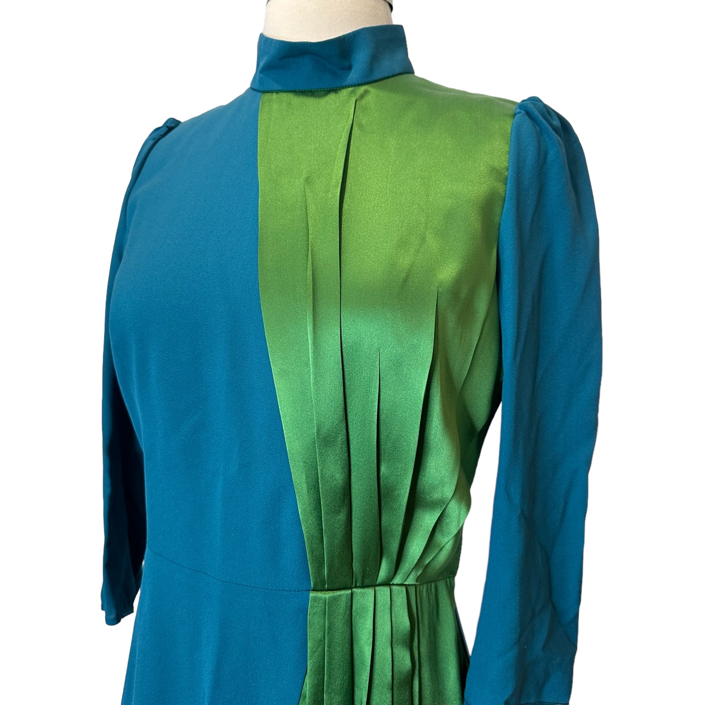 Blue & Green Dress - S