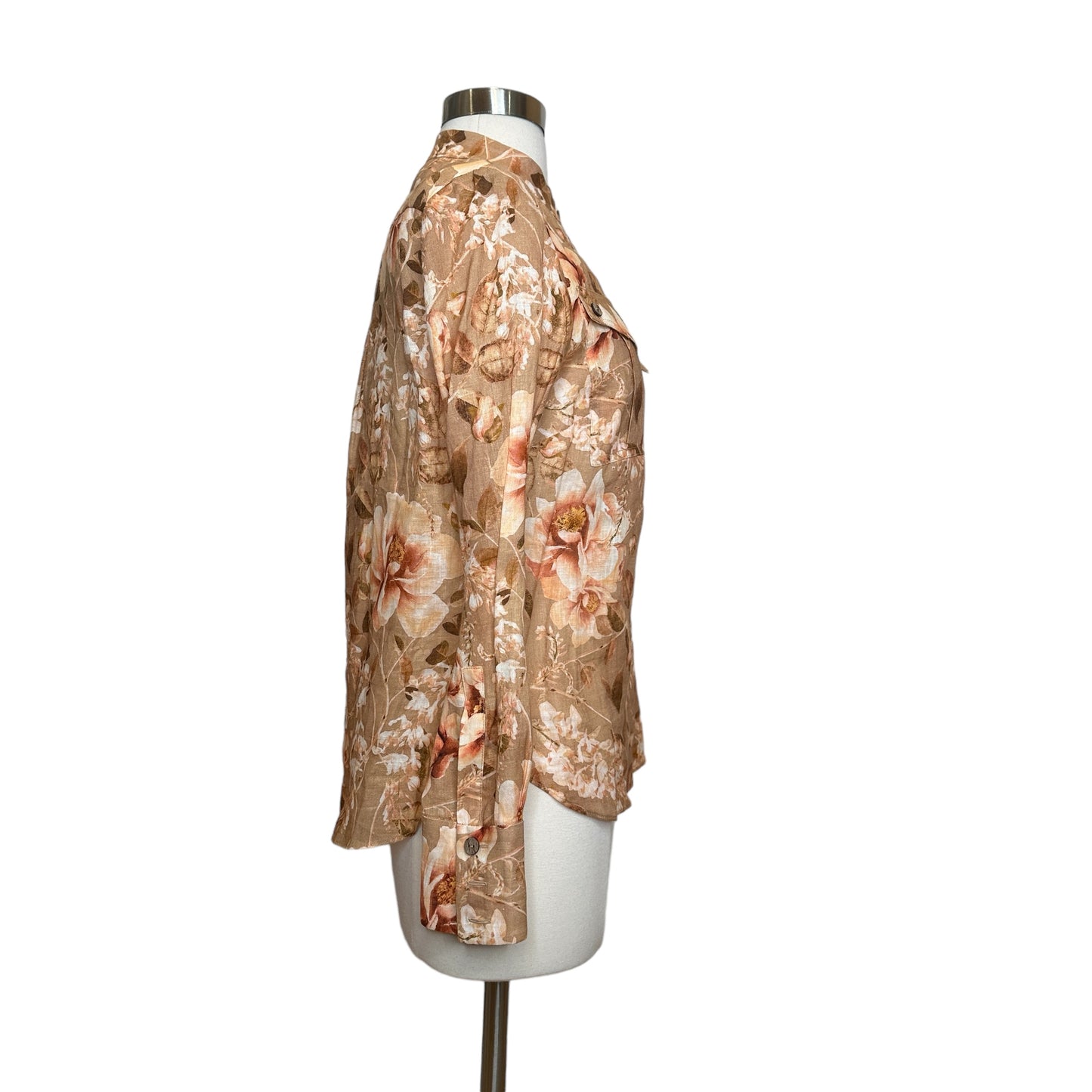 Floral Linen Shirt - S
