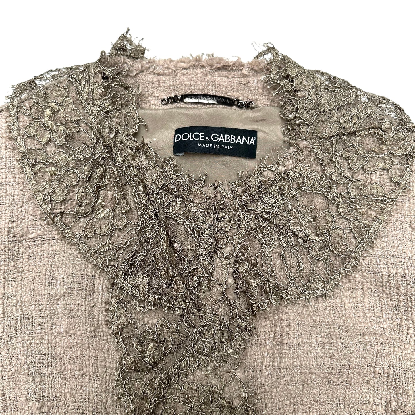 Blush Laced Blazer - L