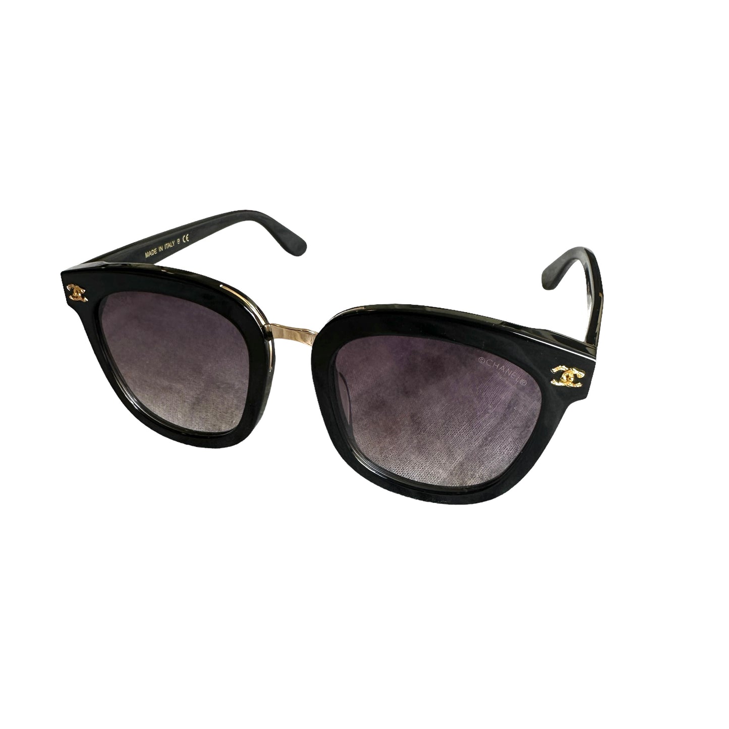 Oversized Black Sunglasses
