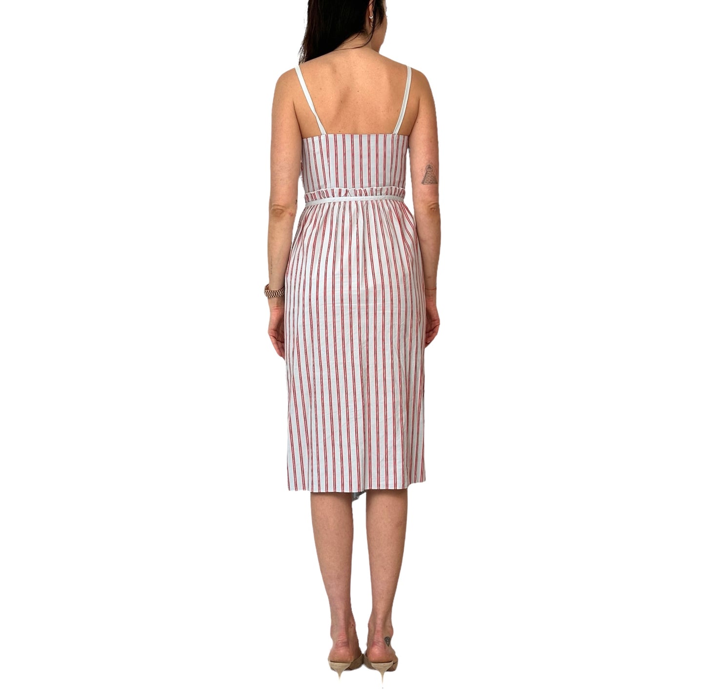 Blue & White Striped Dress - XS